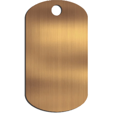 copper Dog Tag