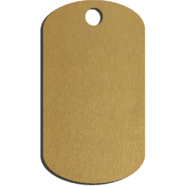 bronze Dog Tag