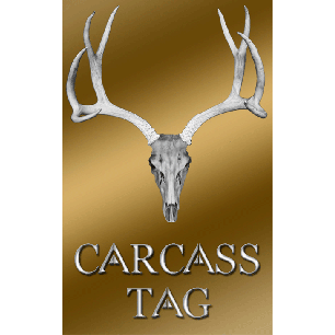 Gold Deer Tag