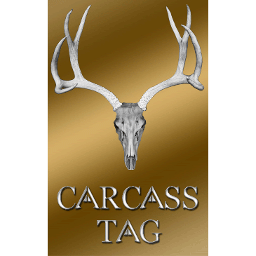 Gold Deer Tag