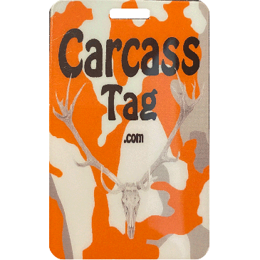 Real Tree Tag Orange